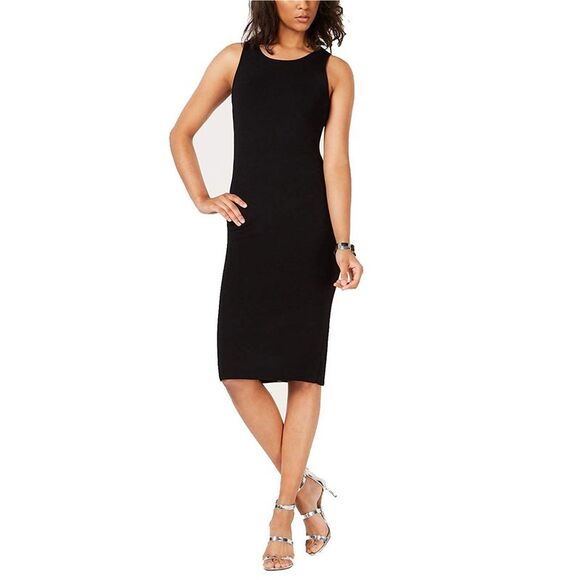 American Living Womens Colorblock Ruffled Dress, black, XL - Picture 1 of 1